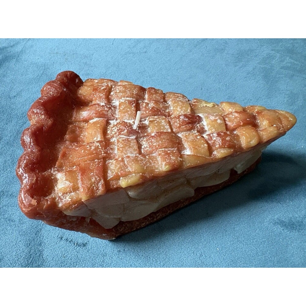 Threshold Apple Pie Slice Unscented Decorative Wax Candle 20-Hour Novelty